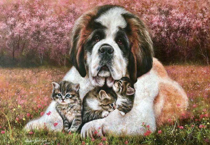 Wildlife — MV-007, pastel and colored pencil by Maryam Fardinfard