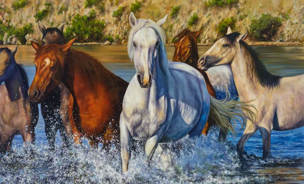 Free Running — Horses by Maryam Fardinfard