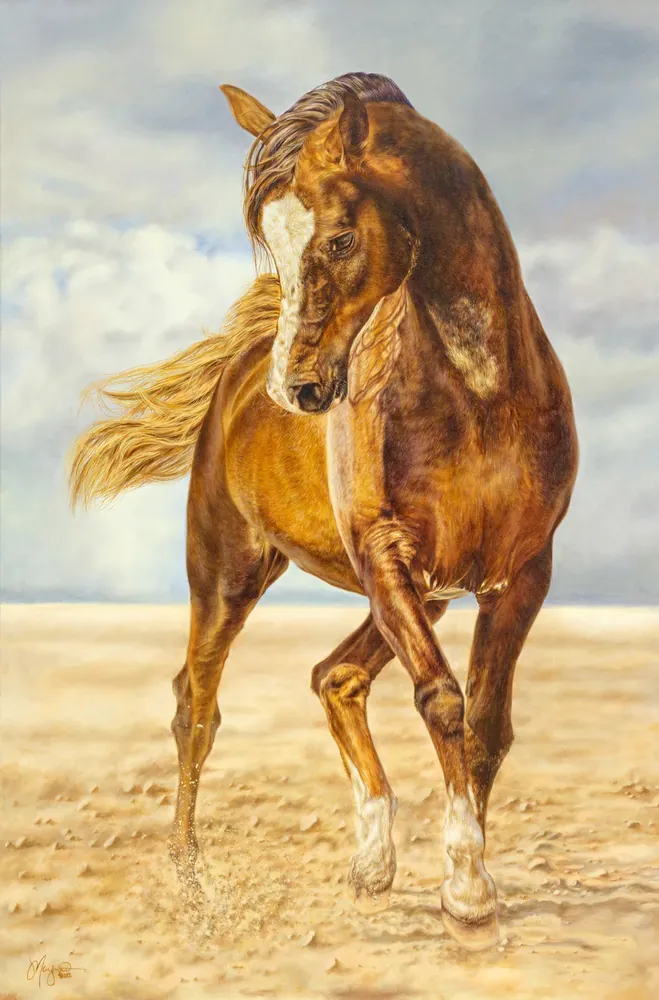 The Eternal Moment — Horses by Maryam Fardinfard